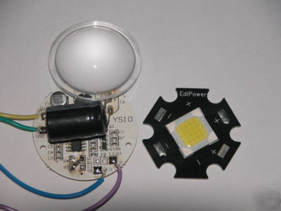 2/ 20W cool-white led+star/drive,output 1A/80DEGRI lens