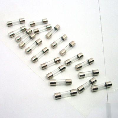 40X 250V 0.5---10A quick blow glass tube fuses 5 x 20M