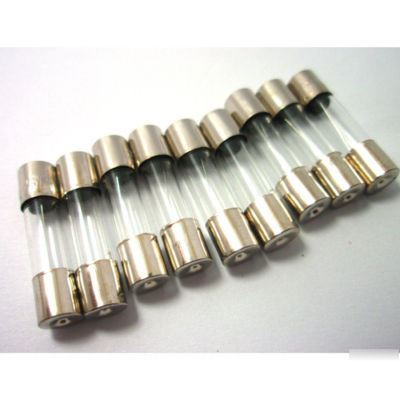 40X 250V 0.5---10A quick blow glass tube fuses 5 x 20M