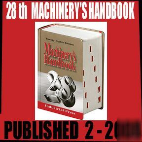 28TH machinery's handbook machinist machinerys book 