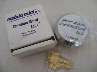 Heavy duty mobil mini container guard lock w/ 2 keys