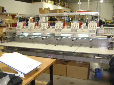 Swf/a-UK1206-45 6-head 12-needle embroidery machine 