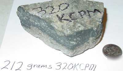 Uraninite vein - charlie steen claim - best quality ore