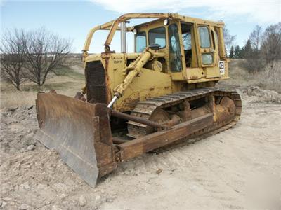 Cat D7 f bull dozer blade caterpillar heated cab ac ps