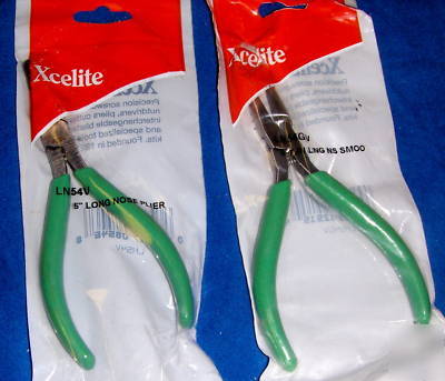 2 xcelite long nose pliers