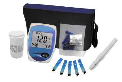Cholesterol monitor - home test monitoring testing kit
