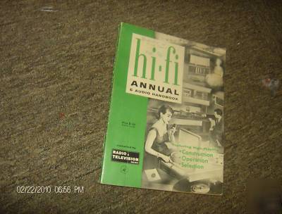 High fidelity annual & audio handbook vol. 1 1956