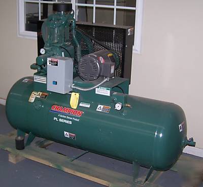 New champion 5HP pressure lubricated air compressor