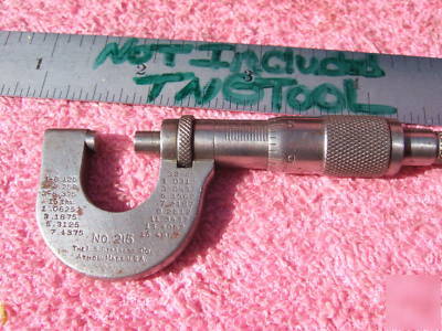 Starrett no. 215 1/2