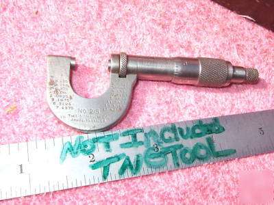 Starrett no. 215 1/2