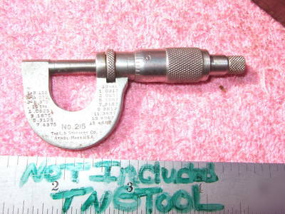 Starrett no. 215 1/2