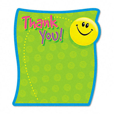 Thank you note pad, 5 x 5, 50 sheets per pad