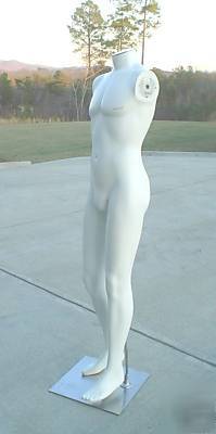 Used white mannequin form manequin manikin full body 