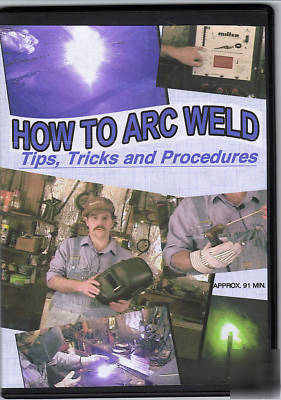 Arc welding how-to video - 91 min. w/test