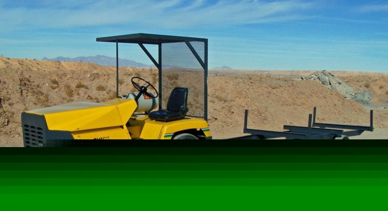 Clark airline tug towing tractor baggage airport tarmac