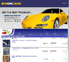 Ebay auto / cars trading website, adsense & free domain
