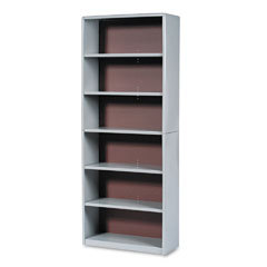 Safco value mate series steel six shelf bookcase