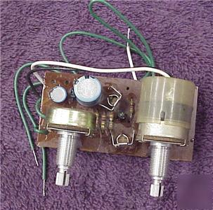 Transistor audio amplifier receiver intercom phono 4 ea