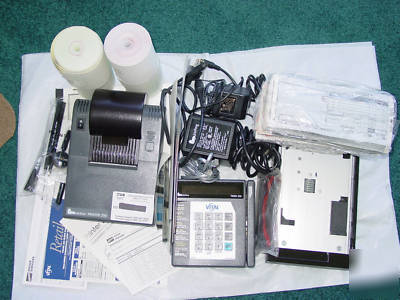 Verifone charge card processing equipment tranz 300+etc