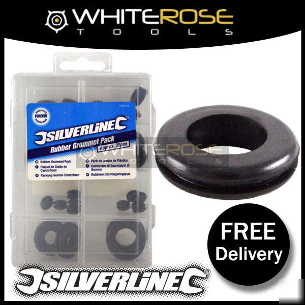 35PC rubber grommet asstorment cable hose protection
