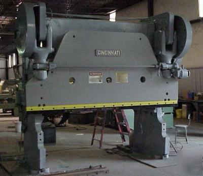 400 ton x 10' cincinnati mechanical press brake 