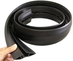 Flexible overfloor cable protection black 2 1/2