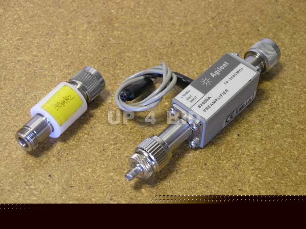 Hp/agilent 87405A preamplifier 10-3000 mhz warranty
