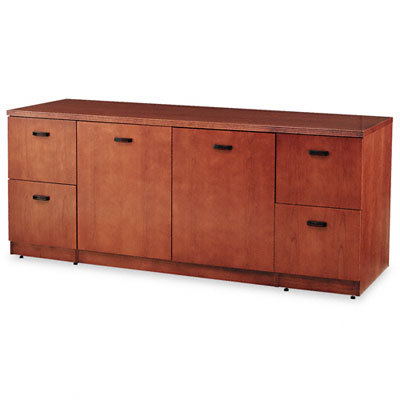 Park avenue storage credenza henna cherry frame/top