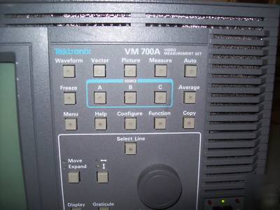 Tektronix VM700A video waveform scope opt 40 01 tested#