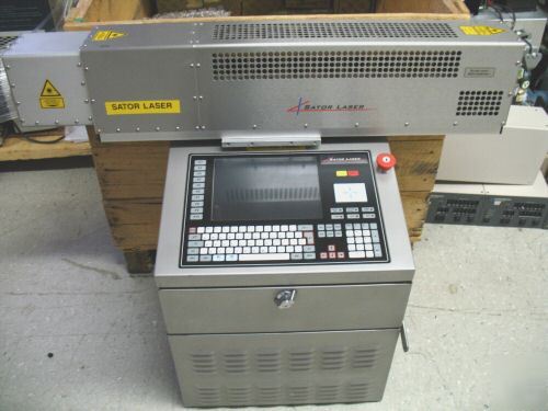 Domino sator 50W laser scribing marking coding system