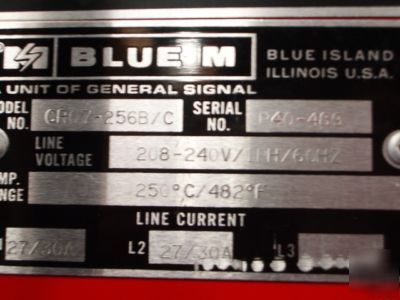 Blue m oven model CR07-256B/c
