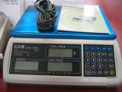 Cas price computing deli scale/retail meat scales 