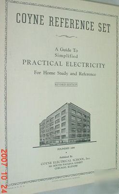 Coyne reference set (3 vols.): practical electricity,