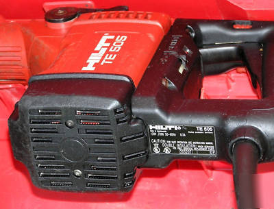 Hilti te 505 demolition hammer w/case TE505 no 