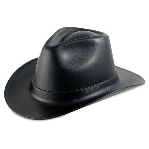 New occunomix vulcan black cowboy hard hat 
