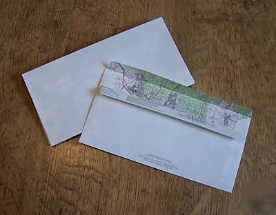 Recycled map envelopes dl direktrecyling fair trade X25