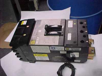 Square d 125 amp 3 pole breaker KA36125 w/shunt a-50