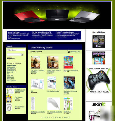 $$$ profitable video gaming website for sale $$$