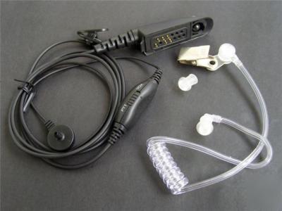 Covert acoustic tube earpiece+vox for motorola GP340 ht