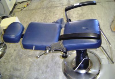 Smr ent/ beauty salon hydraulic procedure chair w/foot