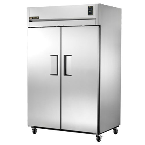 True TR2F-2S reach-in freezer, 2 stainless steel doors,