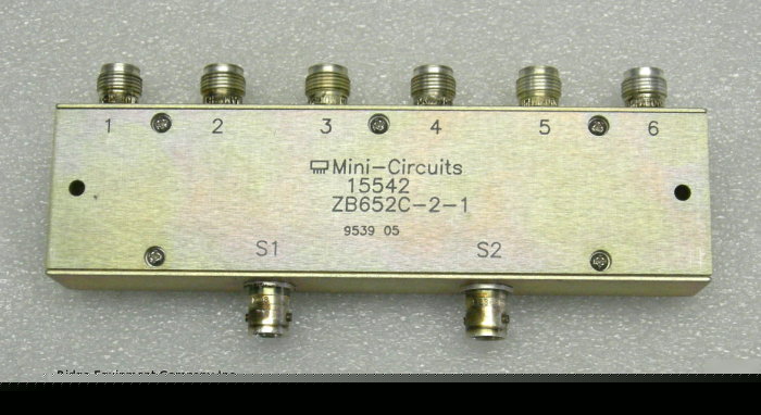 Mini-circuits ZB652C-2-1 6-way power splitter bnc/tnc