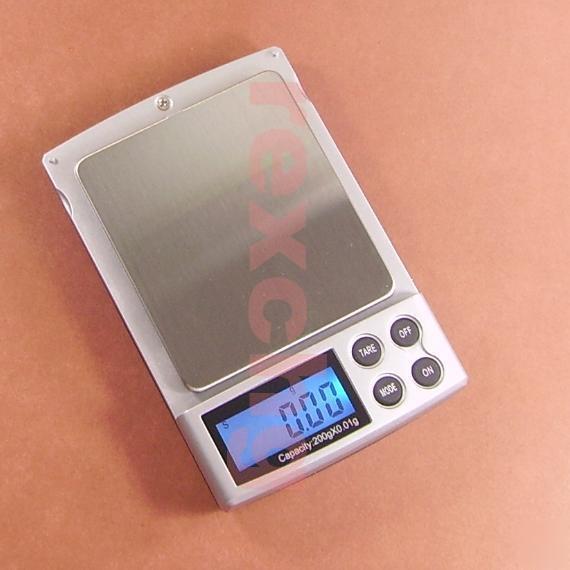 New 0.01G x 200G mini digital jewelry pocket scale