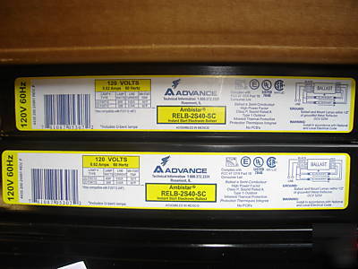 5 advance elect. ballast F40T12 4-ft 34W 40W F34T12 T12