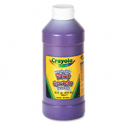 Binney & smith washable paint, violet, 16 ounces