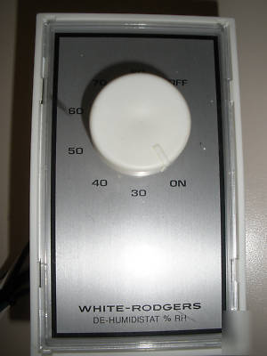 Humidistat/de-humidistat control by white-rogers