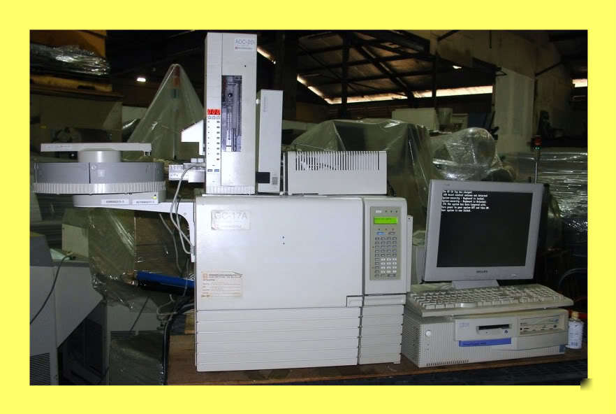 Shimadzu gc-17A aoc-20I 20S cbm-101 fpd chromatograph