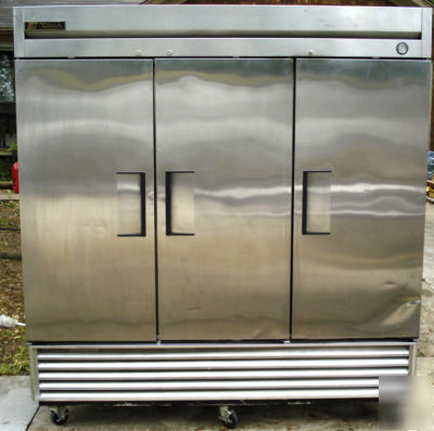 True t-72F commercial 3-door reach-in freezer T72F