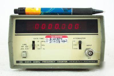Hewlett packard hp 5381A frequency counter 10HZ - 80MHZ