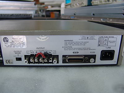 Hp 6632A system dc power supply 0-20V / 0-5A, 100W 
